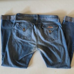 Hudson Bacara cuffed jeans size 28